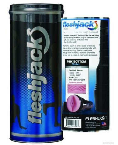 Fleshjack bottoms up vortex sex toy masturbator for men