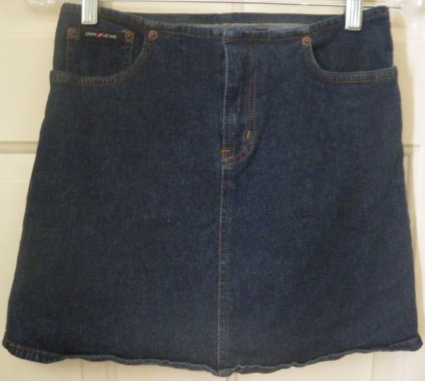 DKNY JEANS Blue Mid-Thigh STRETCH DENIM Skirt size 1
