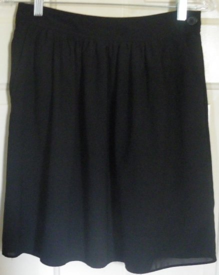 OLD NAVY Black Above-Knee Skirt size 0