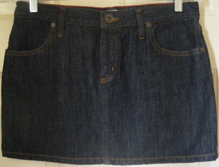 MAVI Dark Blue Micromini DENIM Skirt size S