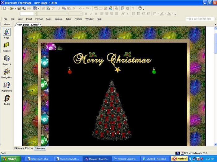 Trim the Tree Holiday Template