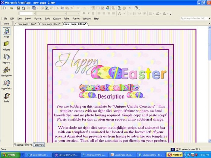 Happy Easter Easter Template