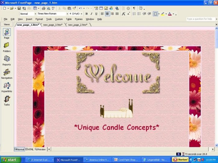 SpringTime Floral Template