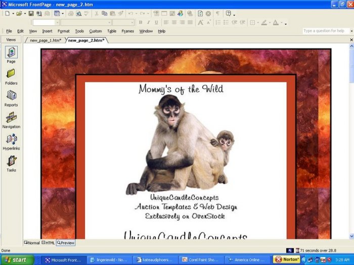 Moms of the Wild Animal Template