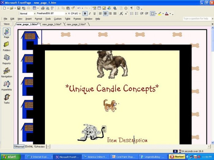 What Dogs Do Best Animal Template (Watch out doggy tinkles on ID)