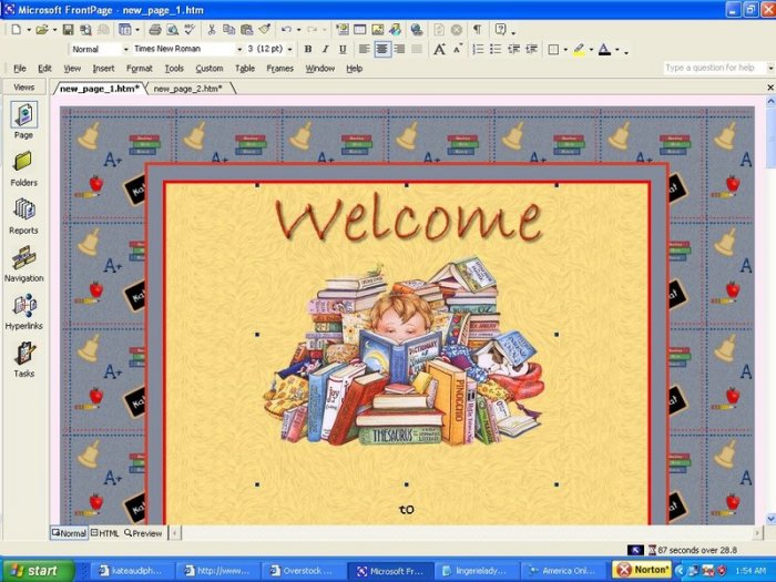 School Time Children's Book Template