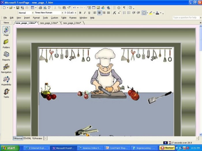 The Cooking Show Food Template