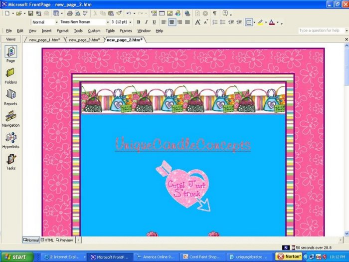 Showin' Love Glitter Template