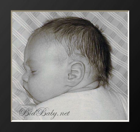 Newborn Black & White-Framed