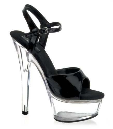 6" Stiletto Heel Ankle Strap. Size 6-13