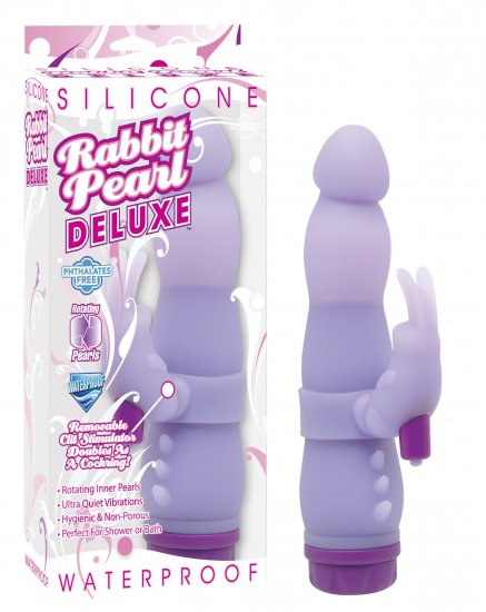 Silicone Rabbit Pearl Deluxe Vibrator