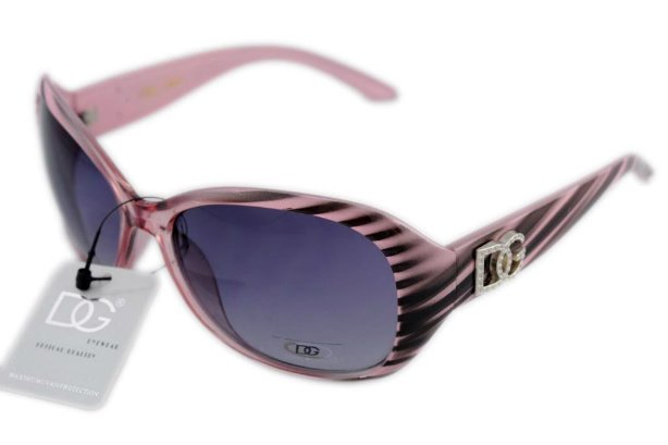 DG Eyewear Pink 555 SUNGLASSES w/Micro Fiber Bag