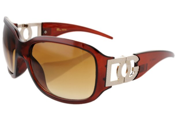 DG Eyewear Brown 042 SUNGLASSES w/Micro Fiber Bag