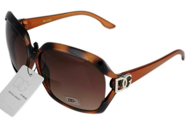 DG Eyewear Brown 595 Sunglasses w/Micro Fiber Bag