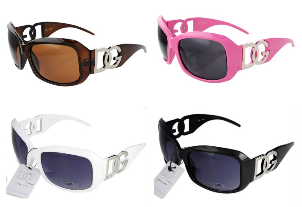 4 DG Eyewear Sunglasses1- Brown,Blaclk,Pink,White