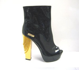 Peep Toe Ankle Bootie