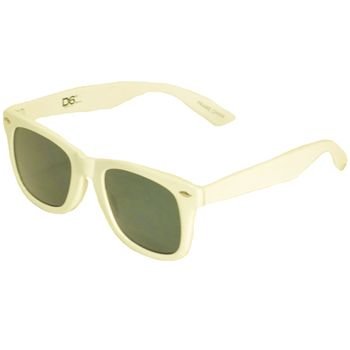 1908s Wayfarer Blues Brothers Style Sunglasses White