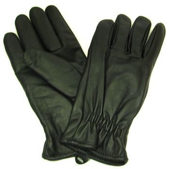 Men's Anline Leather Thinsulate Lining Riding Gloves M