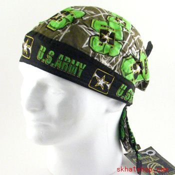 US ARMY - PIRATE SKULL BANDANNA BIKER BANDANA SCARF HAT