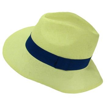 Light Vent Beach Sun Visor Fedora Trilby Hat Natural