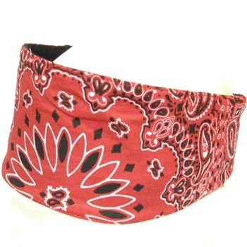 CHOPTOP BANDANA HEAD DOO WRAP SCARF BIKER ROCKER RED