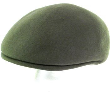 100% WOOL FELT ASCOT IVY DRIVER CABBIE HAT CAP GRAY L