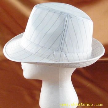 COOL SPRING COTTON WHITE STRIPED IVY DRIVING GOLF CAP L
