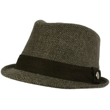 Unisex Winter Classic Wool Blend Stingy Brim Faux Leather Hatband Hat Black ML