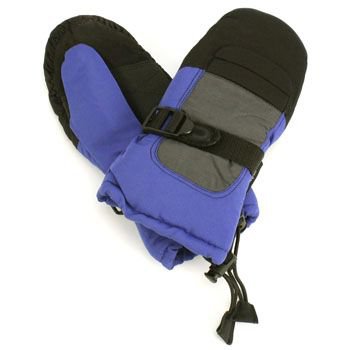 Age 4-7 Winter Thinsulate 3M Waterproof Ski Snow Palm Grip Mitten Gloves Blue