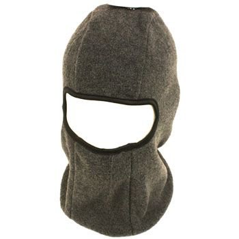 Winter 1 hole Fleece Ski Beanie Skull & Ski Snow Face Mask Gray