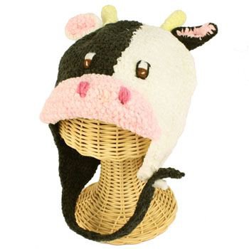 Winter Boys Girls Toddler Kids 1-2 San Diego Hat Co Knit Cow Trooper Hat Cap