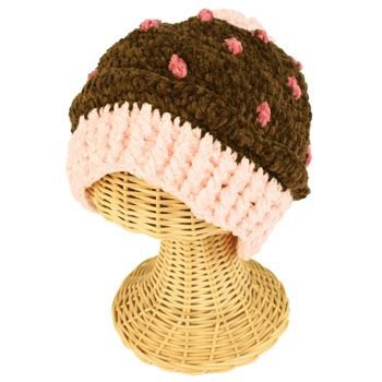 Winter Girls Toddler Kids 1-2 San Diego Hat Co Knit Cupcake Ski Beanie Hat Cap