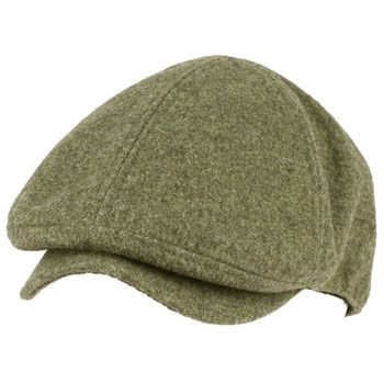 Men's Winter Wool Snap Open Duck Bill Curved Ivy Cabby Driver Hat Cap Gray L/XL