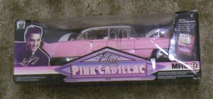 elvis pink cadillac toy car