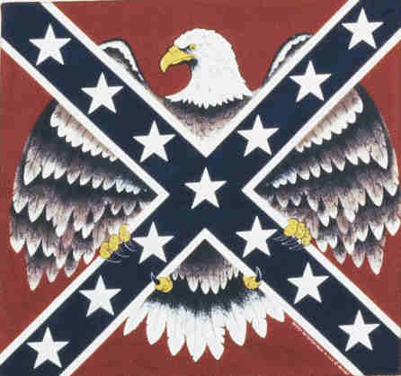 EAGLE REBEL FLAG BANDANA SCARF HANDKERCHIEF......... LAST ONE