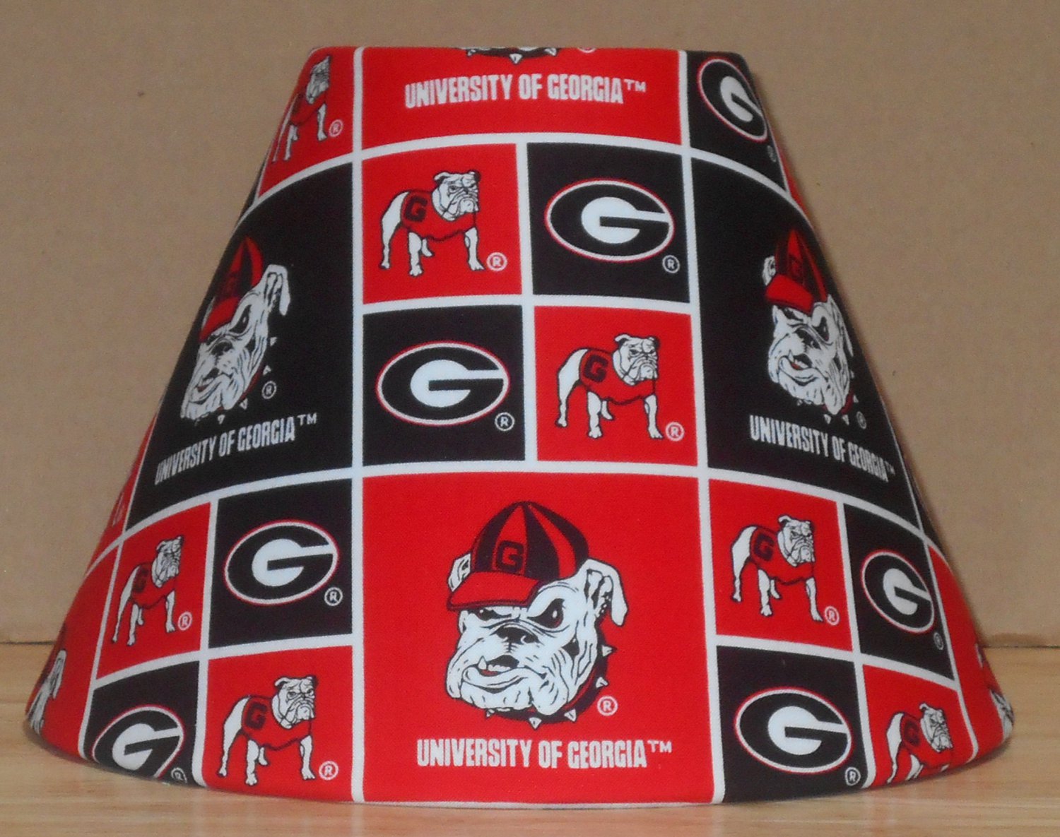 Georgia Bulldogs Fabric Lampshade Lamp Shade Uga Dawgs Ncaa 6459