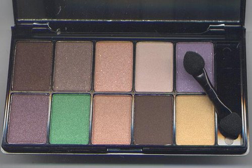 NYX Runway Collection 10 Eyeshadow Pallet -BROWN EYES