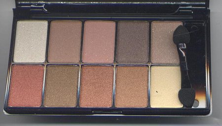 NYX Runway Collection 10 Eyeshadow Pallet -#6 Romance