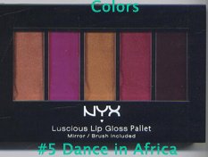 NYX Luscious Lip Palette #5 Dance in Africa