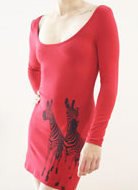 100% Cotton Zebra T Dress