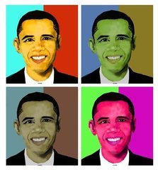 Barack Obama Giclee on Canvas