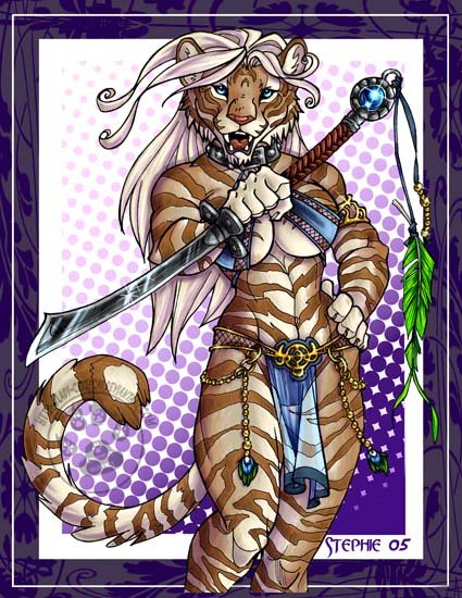 Golden Tigress Print