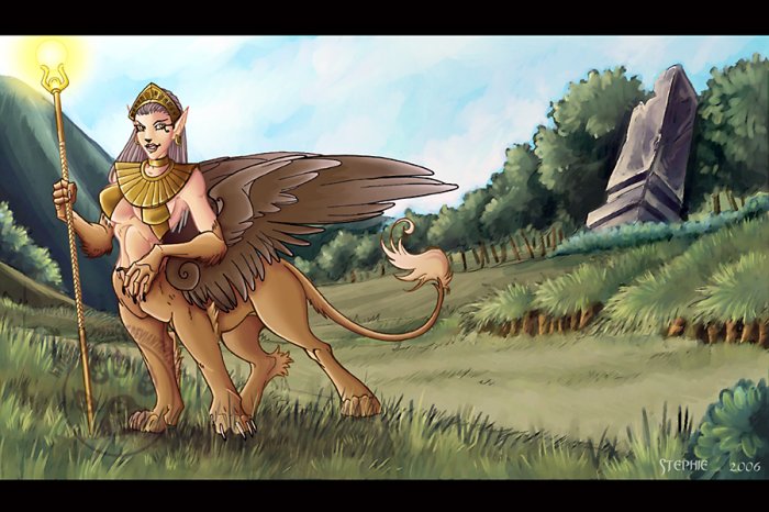 Sphinx-taur Print