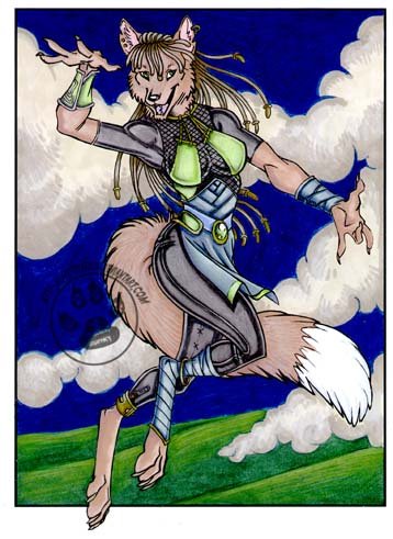 Stormbringer Wolf Print