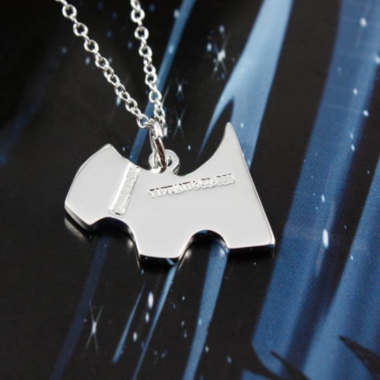 925 Sterling Silver Dog Tag Necklace NA168(free shipping)