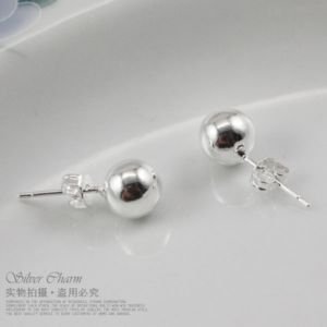 925 Sterling silver fashion Buddha bead earrings EC022(free shipping)