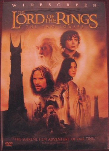 The Lord of the Rings: The Two Towers- LotR TTT widescreen dvd movie 2 discs