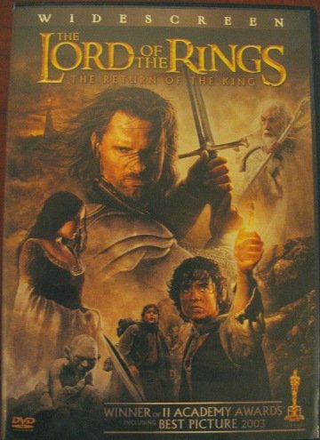 The Lord of the Rings: The Return of the King- LotR RotK widescreen dvd movie 2 discs