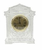 Glass Crystal Clock Model A