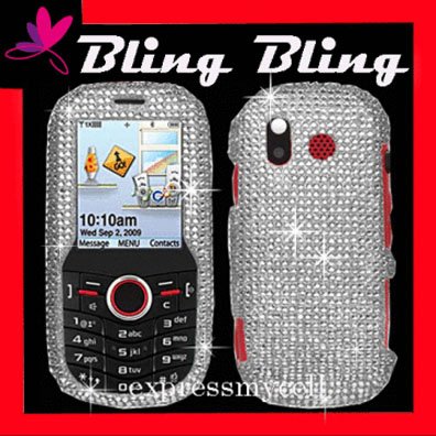 BLING Case Cover Samsung Intensity U450~ DIAMOND SILVER